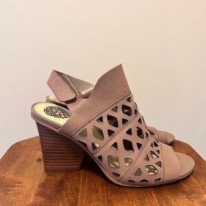 Women's Peep Toe Block Heel Sandals